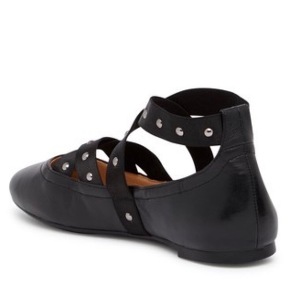 NWOT Jessica Simpson Black Nariah Studded Flats - Picture 2 of 8